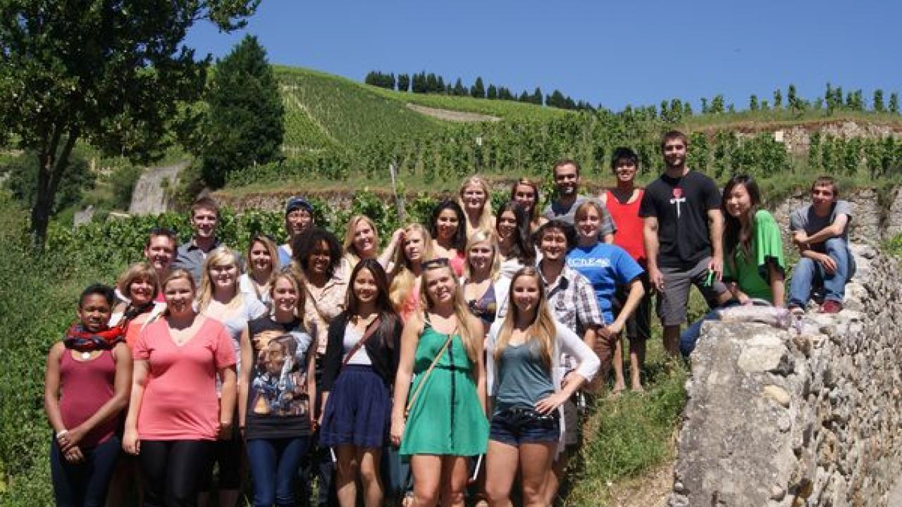VEN 3 students in Hermitage, France