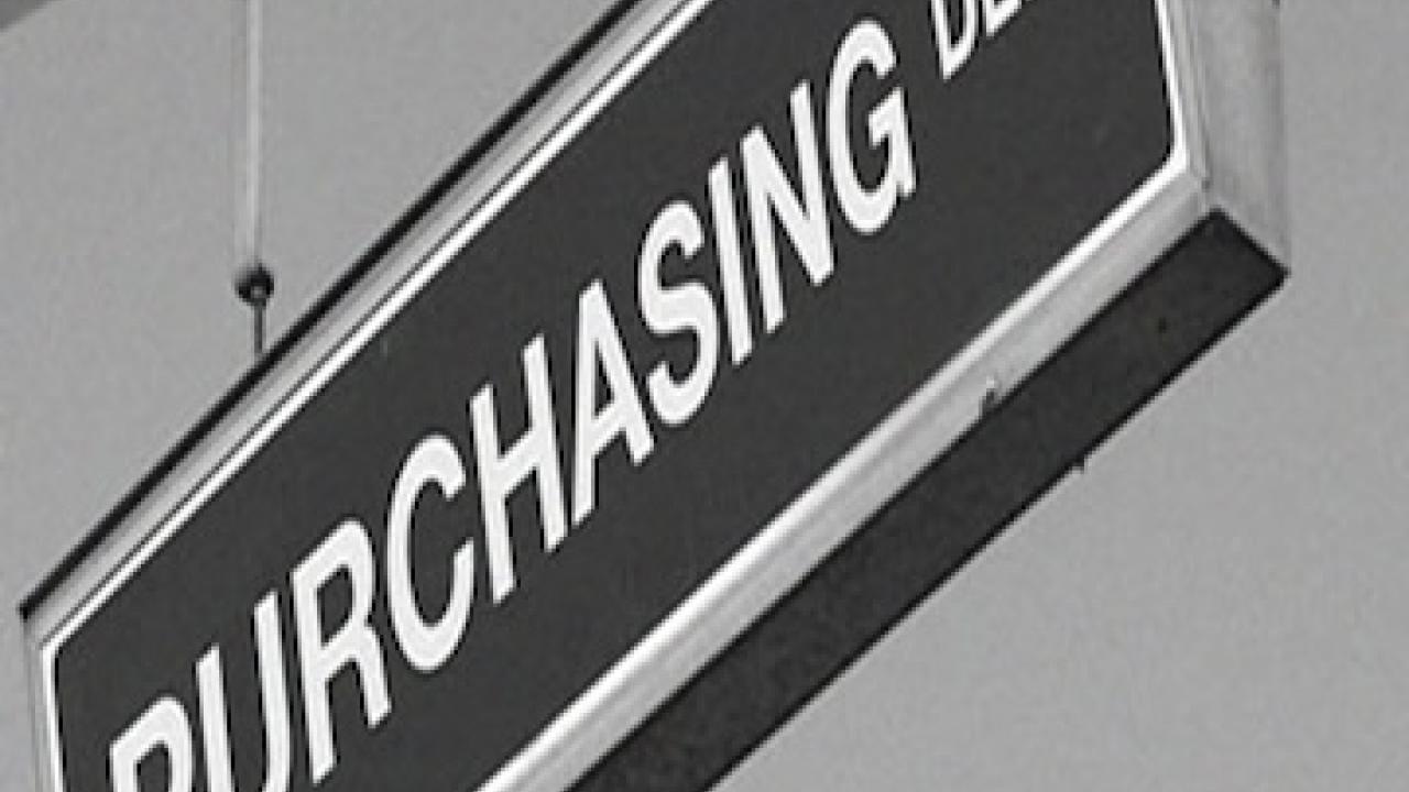 Purchasing sign