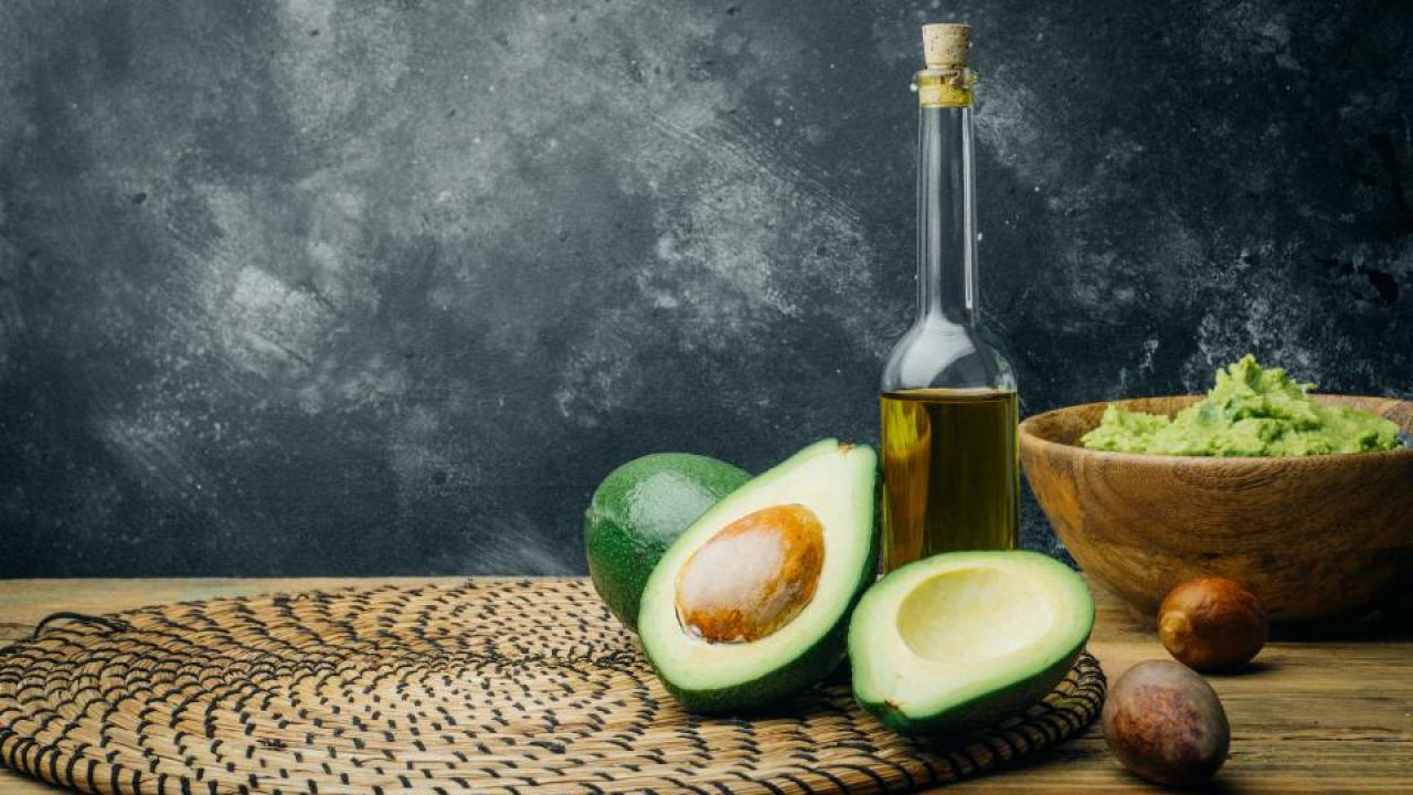 Avocadoes and oil - Getty images