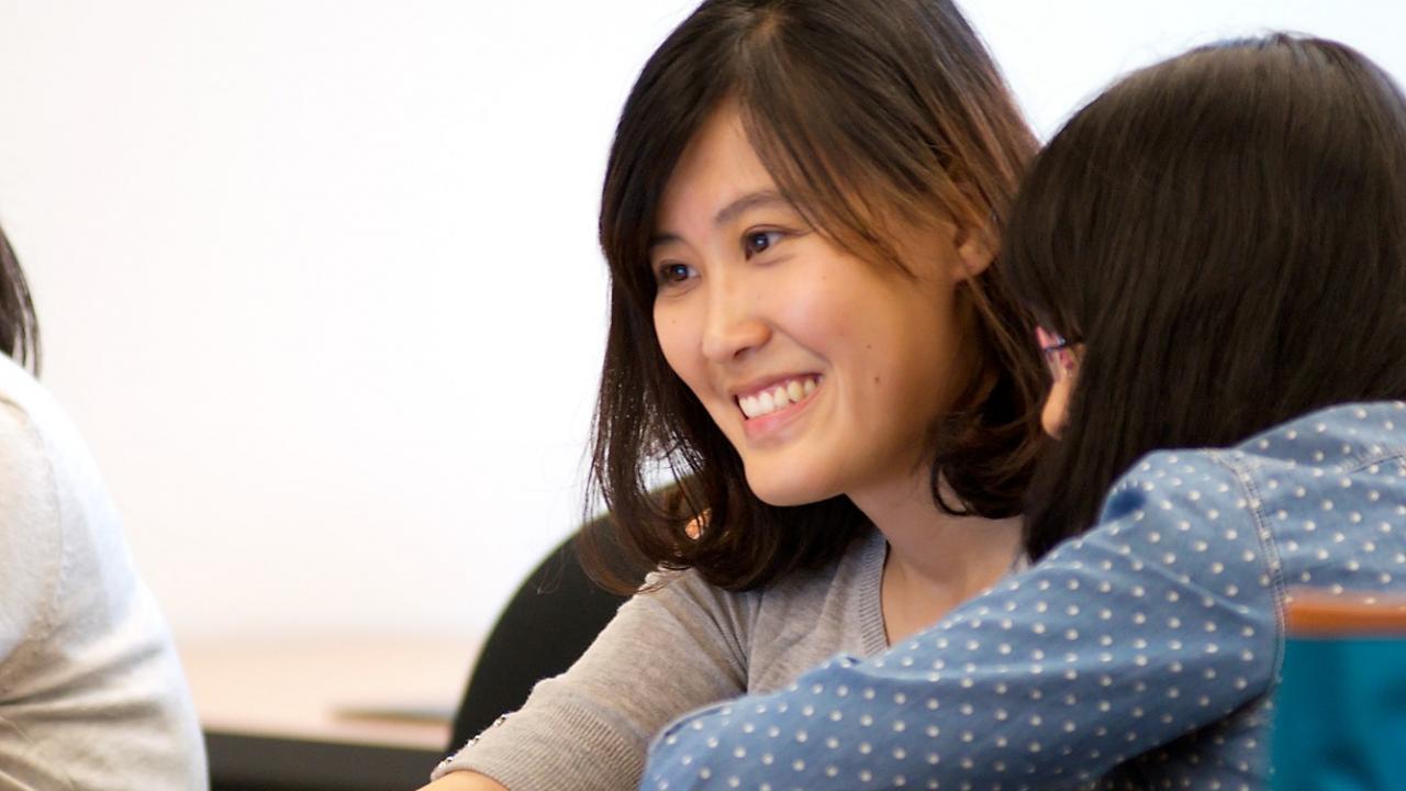 students in grad school of management