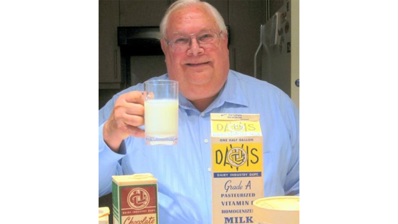 John Bruhn color image with milk products 