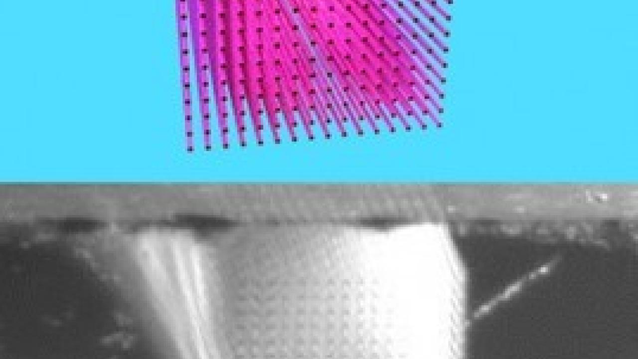 Integrated photonics device designed and fabricated in Professor Yoos lab at UC Davis. Credit: Binbin Guan