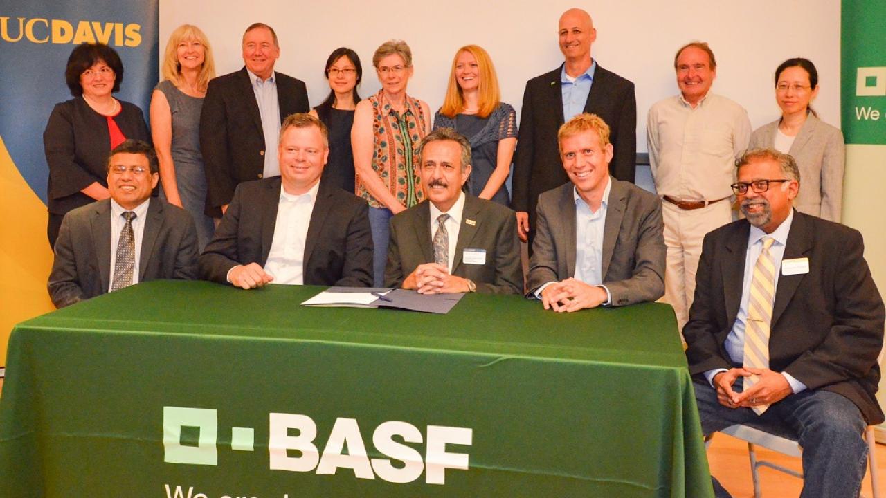 BASF and UC Davis representatives