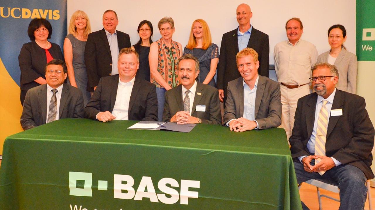 BASF and UC Davis representatives