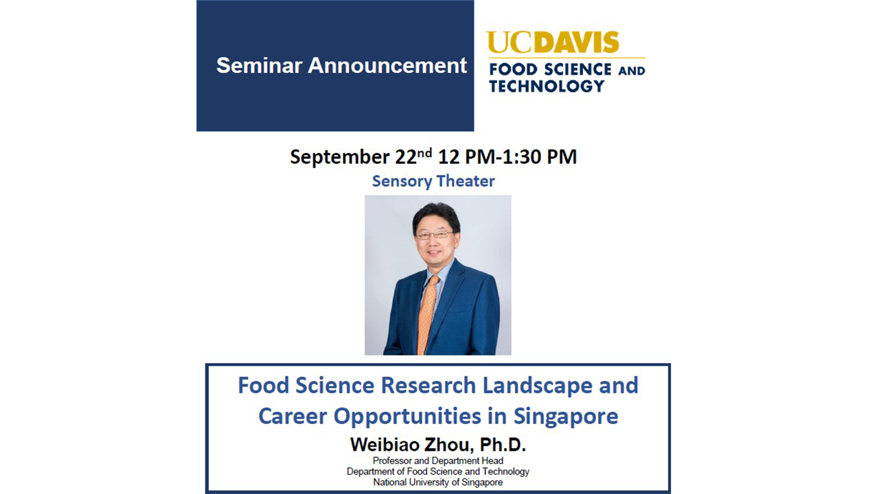 Dr. Weibiao Zhou seminar, 9-22-23