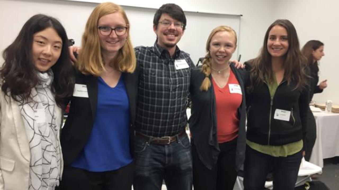Grad students at the tour of Impossible Foods