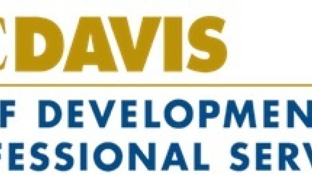 UC Davis Staff Development and Professional Services logo