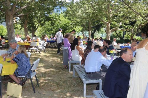 Attendees at the graduation
