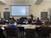 Akif Eskalen presenting at Vine Health