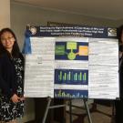 Betty Feng and Christine Bruhn with winning poster