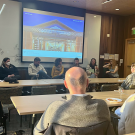 Maria Marco and the ”Grad School: Our shared experiences” workshop, Feb. 2024
