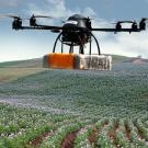 Drones monitoring crops are part of the agro-tech revolution. 